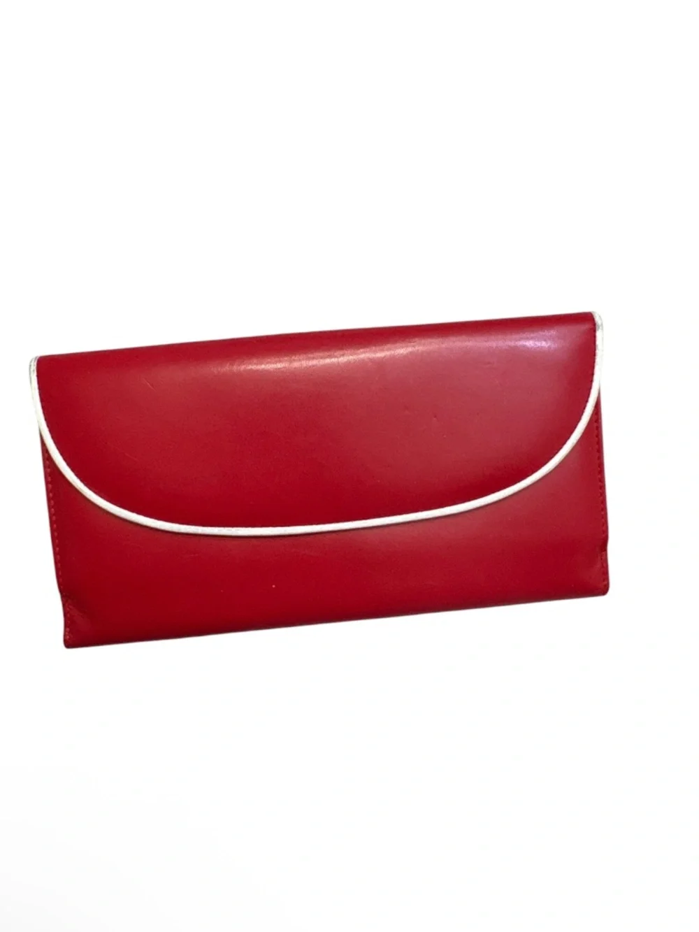 Dior vintage red leather wallet